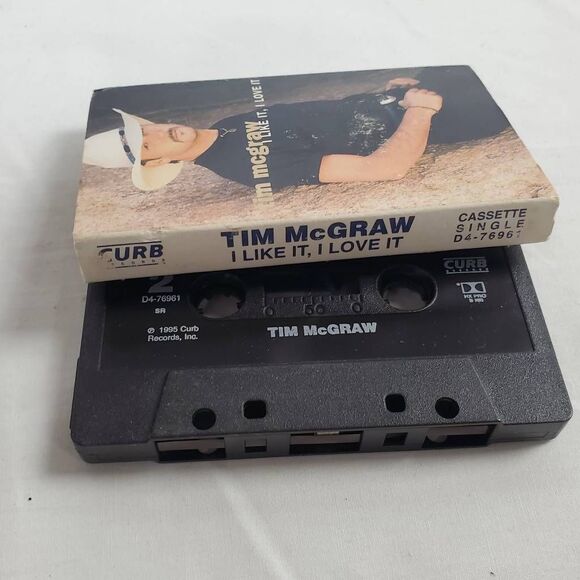 Tim McGraw – I Like It, I Love It Cassette Single (1995) - Picture 3 of 3